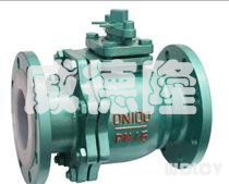 襯氟法蘭球(qiú)閥  WDLQ41F46-16/10