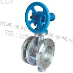 蝸輪傳動(dong)法蘭式伸縮蝶閥(fa)SD343H