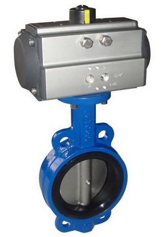 氣動對(dui)夾蝶閥 WLD671X/F